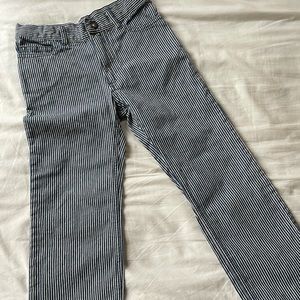 Petit Bateau pinstripe denim jeans boys